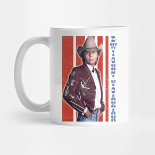 Dwight Yoakam / 80s Styled Retro Design Mug